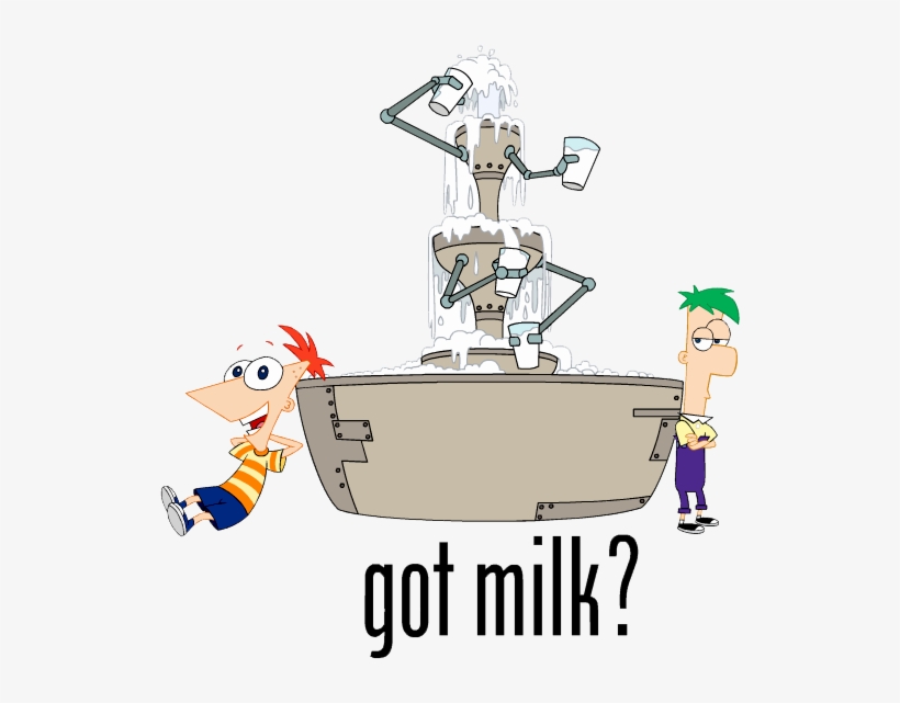 Phineas & Ferb Got Milk - Phineas And Ferb Milk, transparent png download