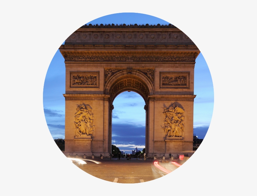 Arc De Trimphe & - Arc De Triomphe, transparent png download