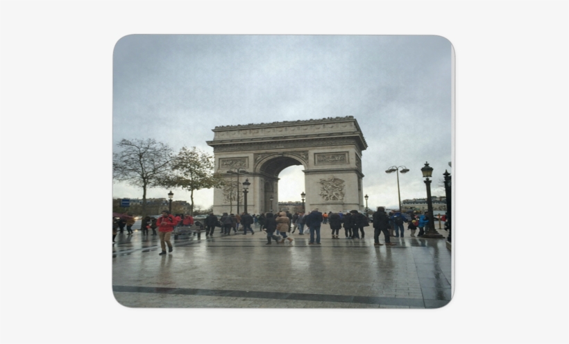 Arc De Triomphe Mousepad Constructed Of Durable, Smooth - Arc De Triomphe, transparent png download