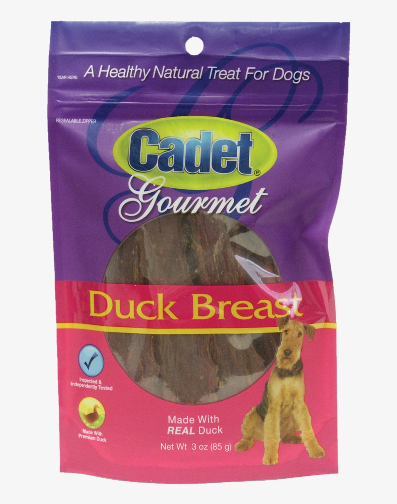 Cadet Duck Breast Dog Treats, 14 Oz., transparent png download