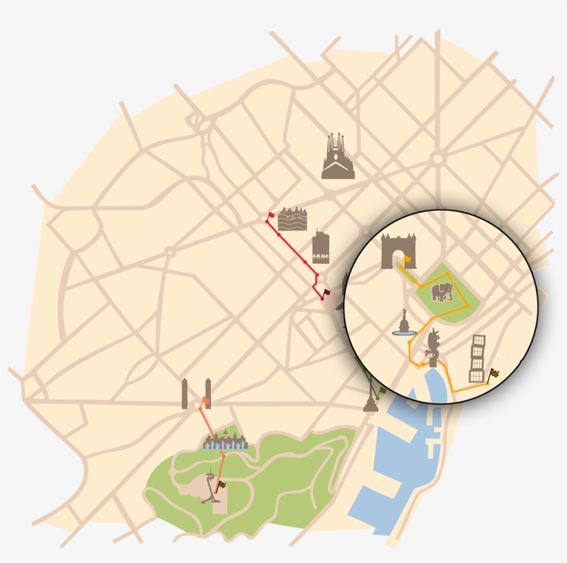 Photo Stroll Arc De Triompf Parc De La Ciutadella Barceloneta - Circle, transparent png download