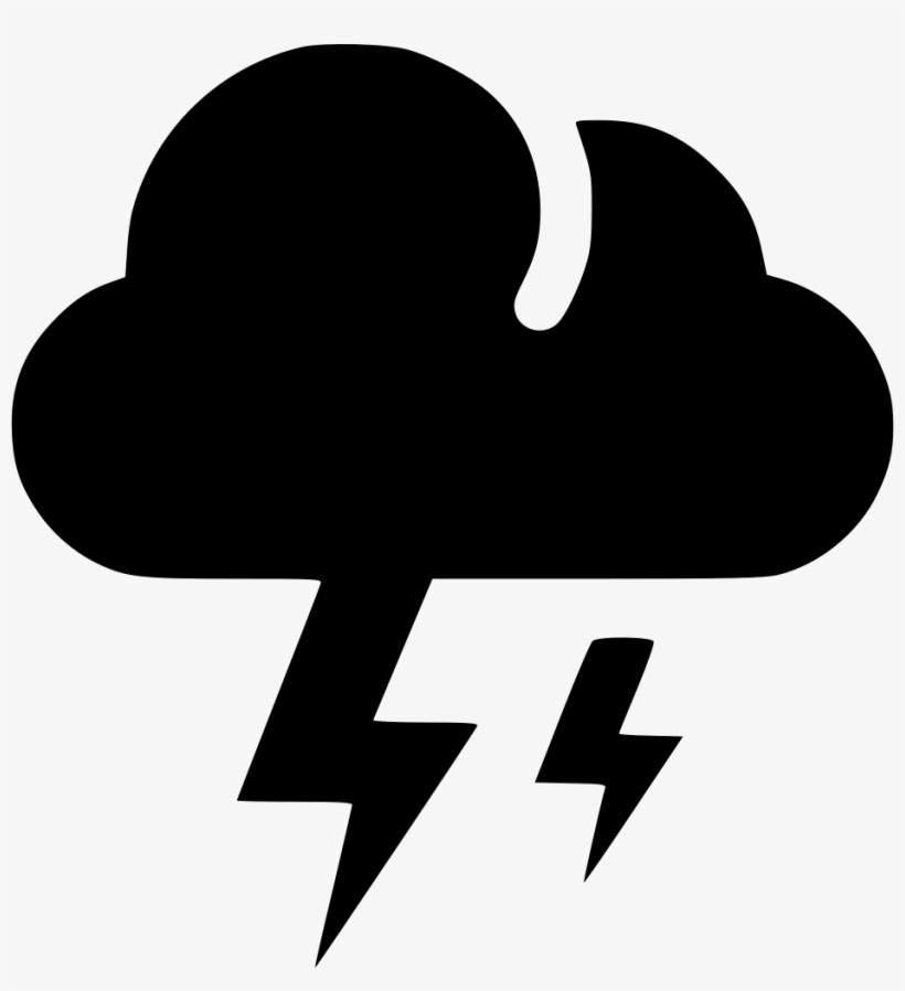 Cloud Lightning Strikes - Thunderstorm, transparent png download
