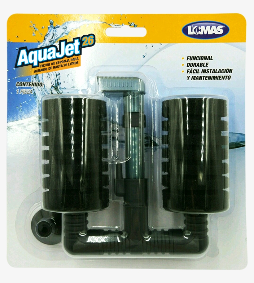 Filtro De Esponja Aquajet 26lt - Lomas - Filtro Interno Aqua-jet, transparent png download