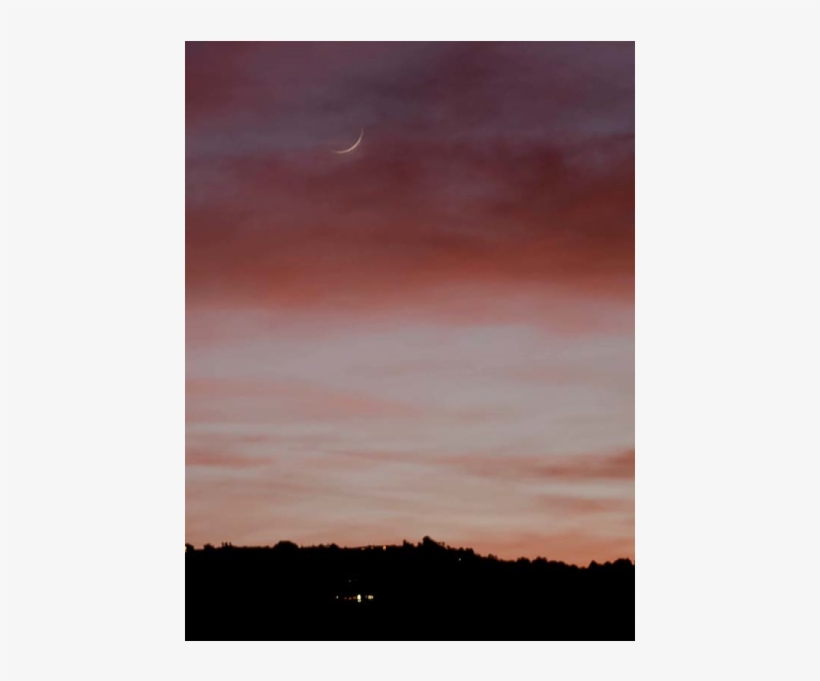Following A Beautiful Sunset The Clouds Thinned Out - Afterglow, transparent png download