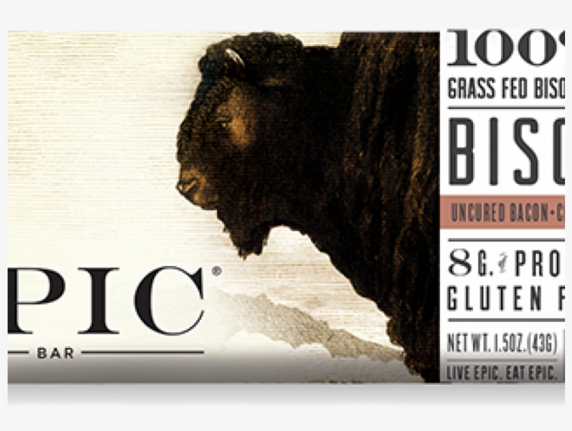 Washington's Green Grocer, Epic Bar, Whole30, Farm - Bison Bacon Cranberry Bar - 1.5 Oz., transparent png download