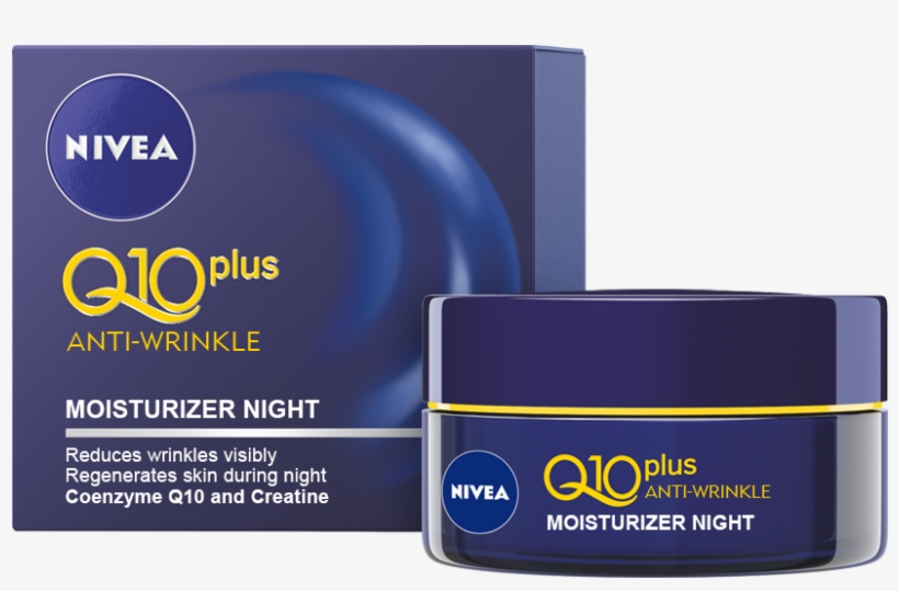 Nivea Nivea Anti-wrinkle Q10 Plus Night Care, transparent png download
