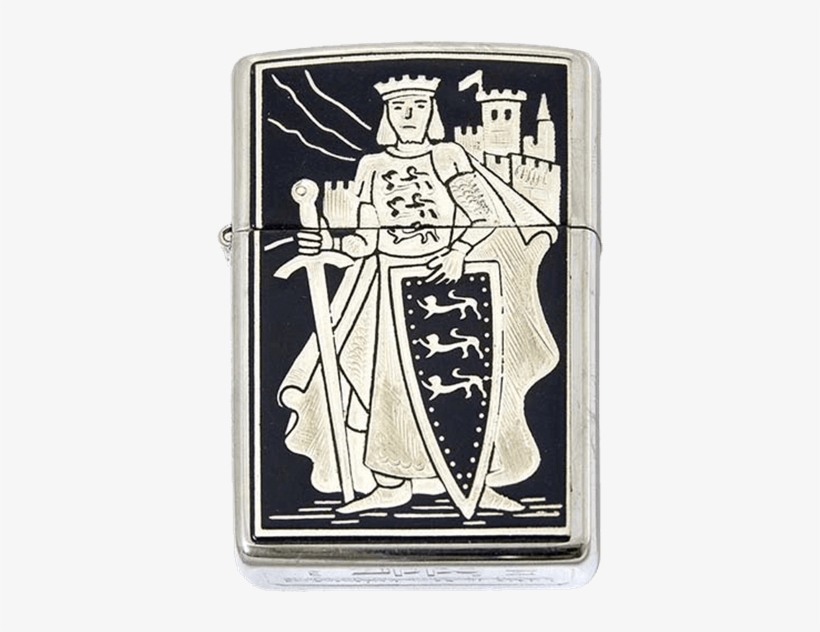 Damascene Lionheart Zippo Lighter By Marto - Richard I Of England, transparent png download