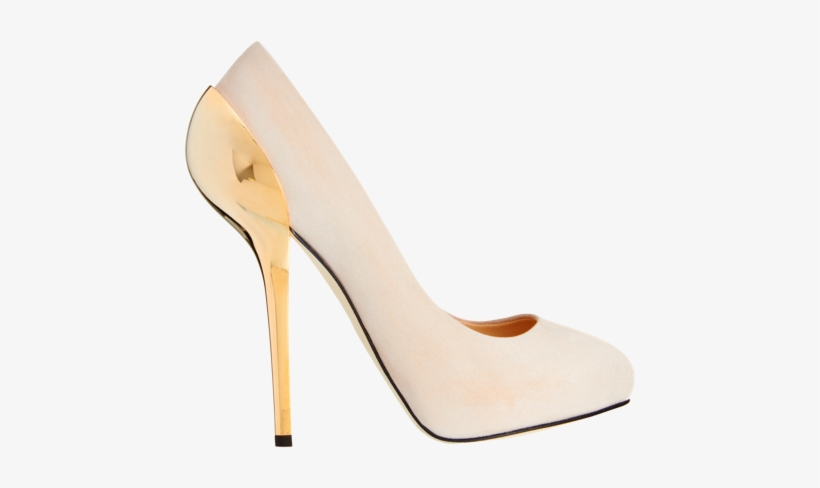 Giuseppe Zanotti Gold-tone Heel Pump From @barneys - Basic Pump, transparent png download
