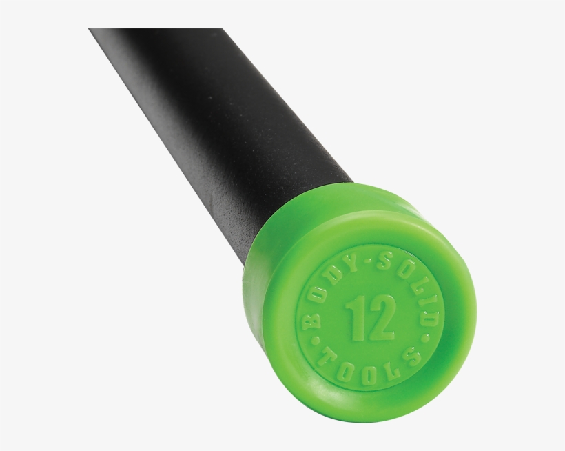 Body Solid Padded Weighted Bar In Green, transparent png download