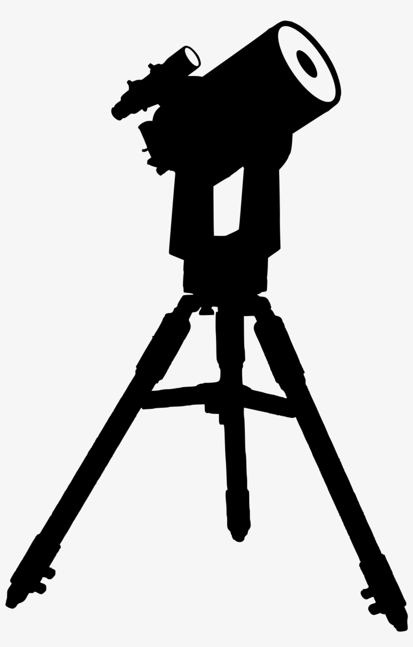 Clipart Info - Silhouette Telescope No Background, transparent png download