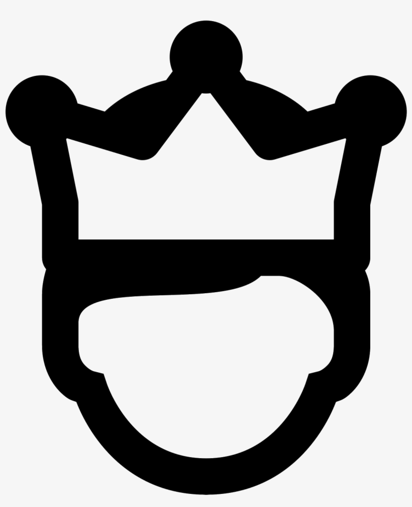 The Icon Consists Of The Portrait Outline Of A Male - Woman, transparent png download