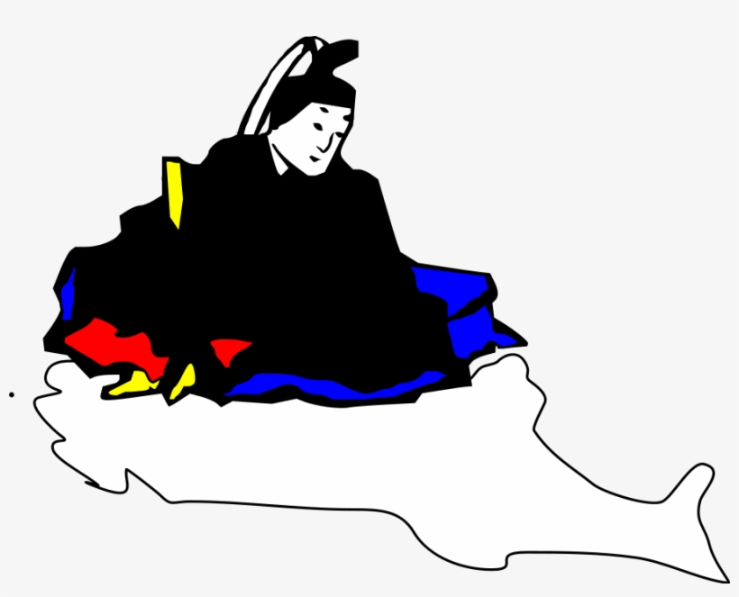 How To Set Use Japanese Poet On Cloud Clipart, transparent png download