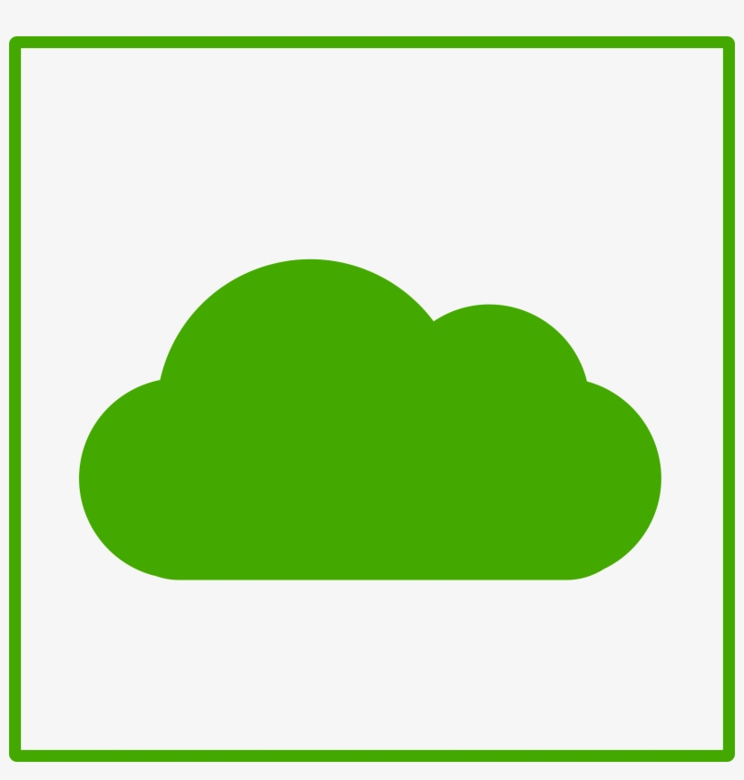 This Free Icons Png Design Of Eco Green Cloud Icon, transparent png download