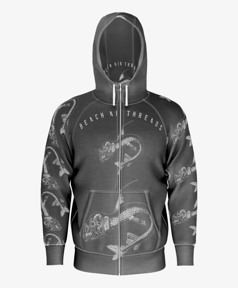 Beach Air Sea Monster Men's Hoody - Hoodie, transparent png download