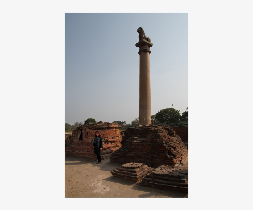 India / Vaishali, Bihar / Anand Stupa And Ashoka Pillar - Wonders Of The World, transparent png download