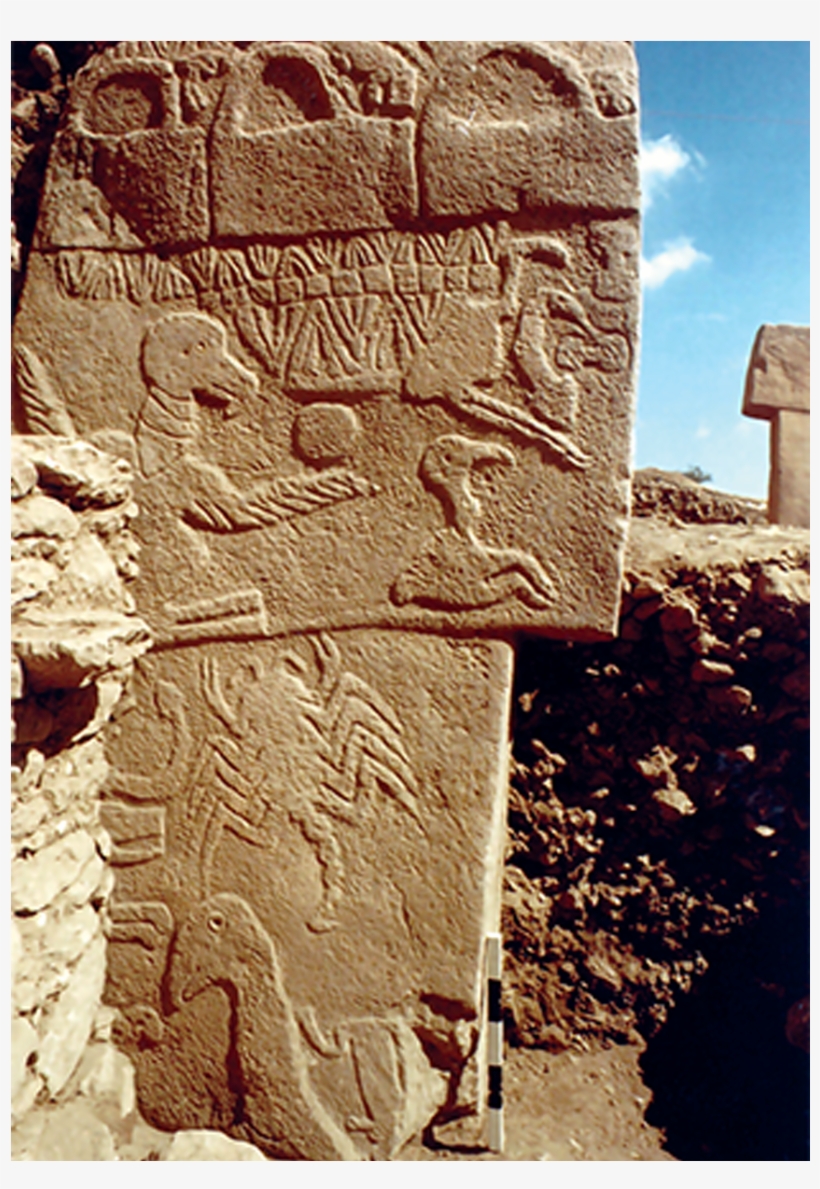 10 Foot High Pillar - Gobekli Tepe Carvings, transparent png download