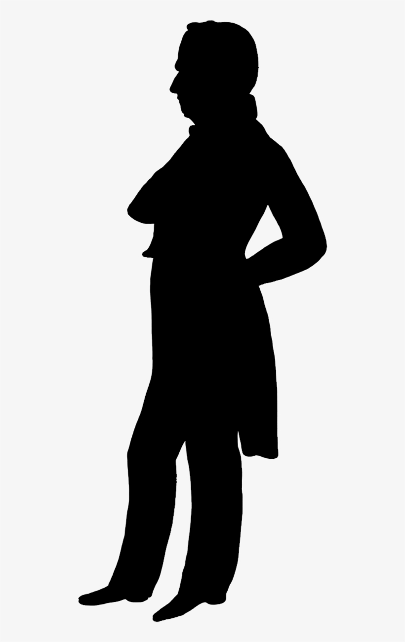 Silhouette Of Men Victorian Era - Victorian Men Silhouette Transparent, transparent png download