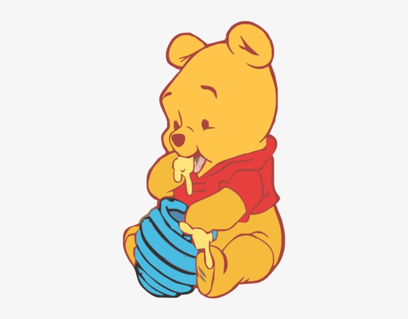 Free Png Winnie The Pooh - Baby Winnie The Pooh Vector, transparent png download