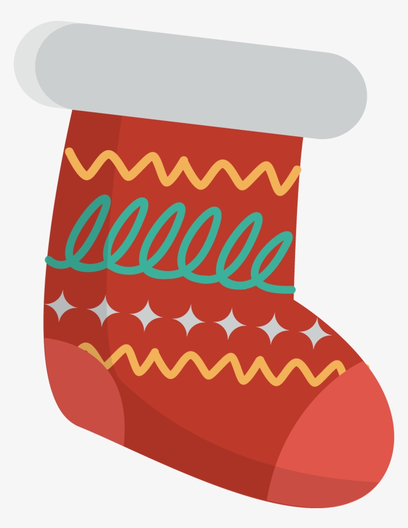 Clipart Christmas Stocking Fun For Christmas Clip - Christmas Sock Clipart, transparent png download