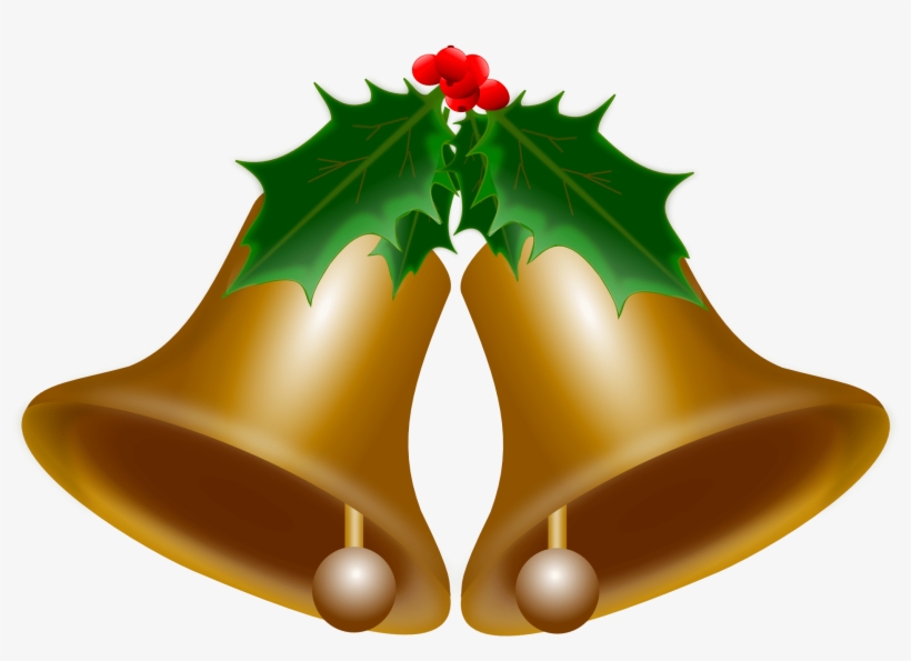 Christmas Tree Clip Art - Christmas Bells Free Vector, transparent png download