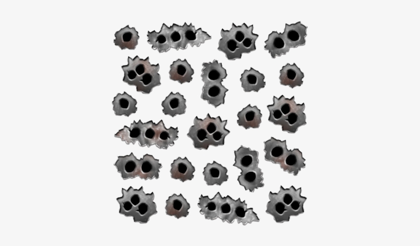 Bullet Holes Background - Bullet Shot Bullet Holes Png, transparent png download