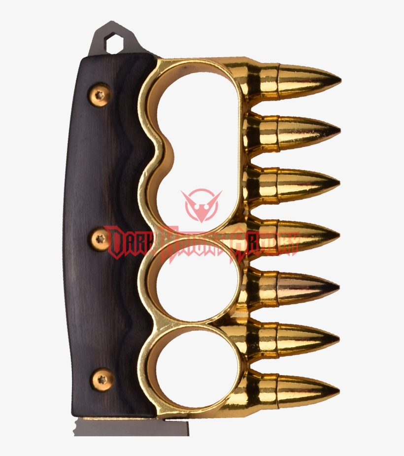 Zoom - Brass Knuckles With Bullets, transparent png download