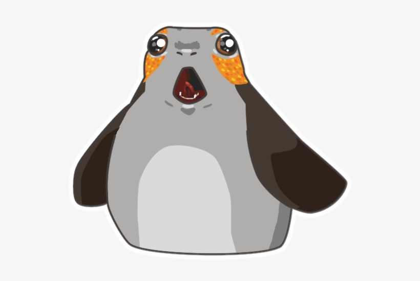Porg Drawing Drawn - Drawing, transparent png download
