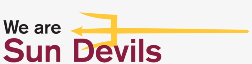 We Are Sun Devils Charter Asu Prep Pitchfork - Arizona State University, transparent png download