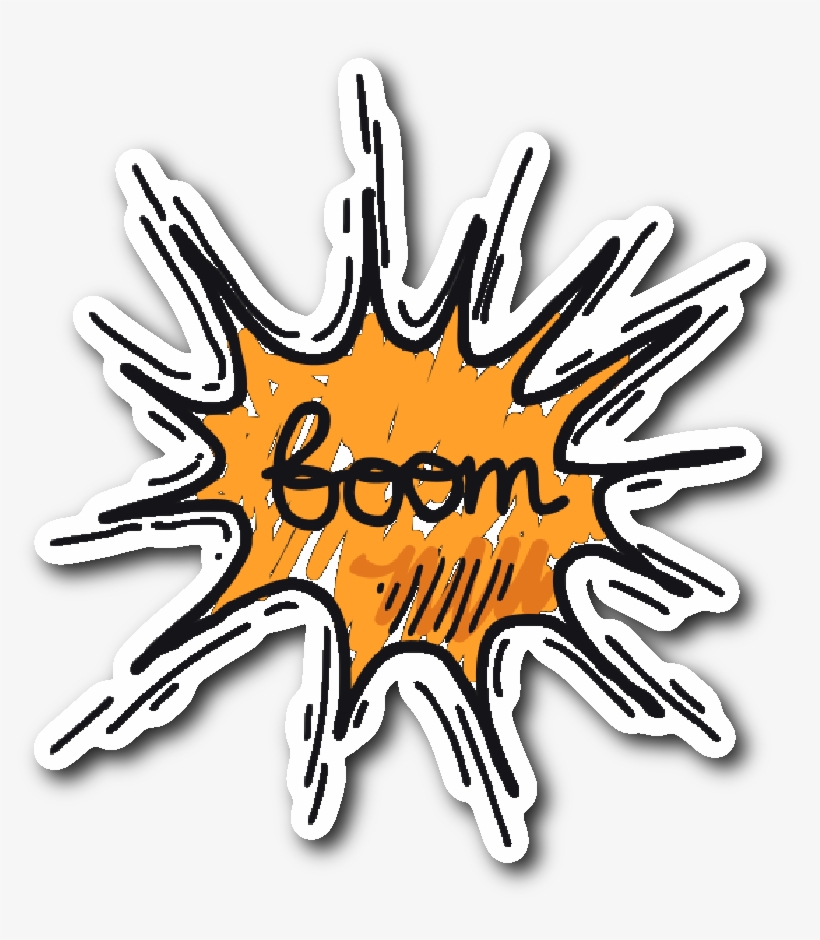 Hand Drawn Comic Book Speech Balloon Stickers - Comics, transparent png download