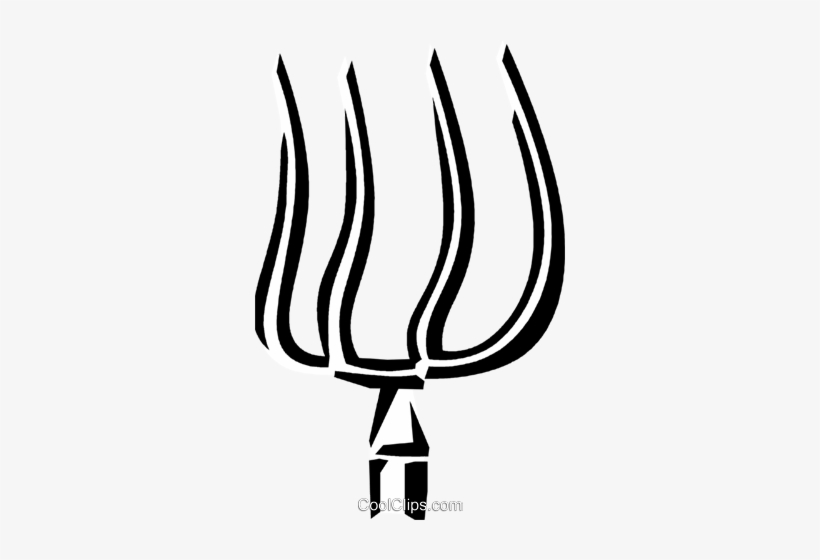 Pitchfork Royalty Free Vector Clip Art Illustration, transparent png download