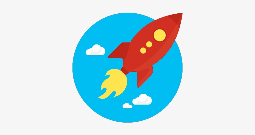 Managed Service Auto-growth Rocket Ship, transparent png download