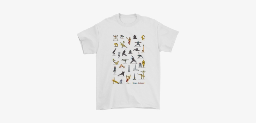 Practice Yoga Galaxy Star Wars Shirts T Shirt Gildan - Star Wars Yoga, transparent png download