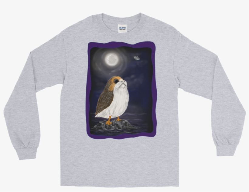 Porg Star Wars The Last Jedi Inspired Sweat Shirt - Porg Owl T Shirt, transparent png download