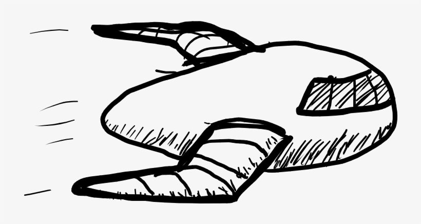 Rocketship - Sketch, transparent png download