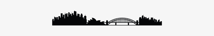 Sydney Skyline Wall Wall Art Decal - Skyline, transparent png download