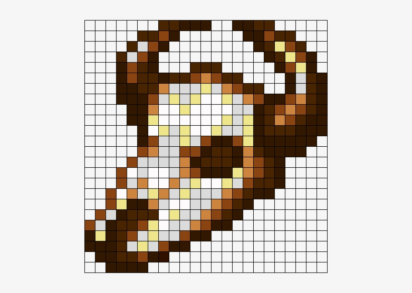 Bull Skull Perler Bead Pattern / Bead Sprite - Bull Perler Bead Pattern, transparent png download