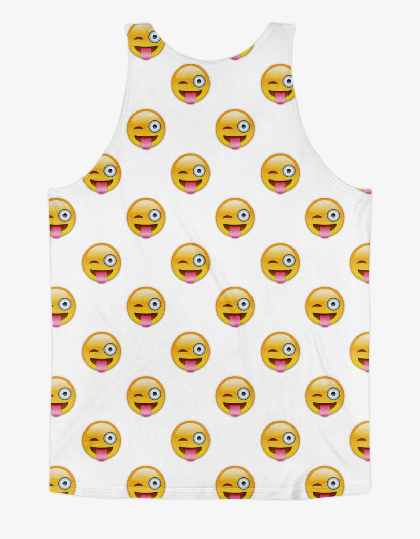 All Over Emoji Tank Top - Polka Dot, transparent png download