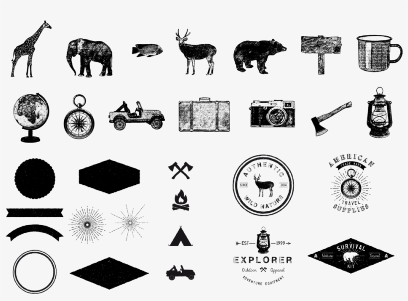 Free Adventure And Travel Graphics Collection - African Icon, transparent png download