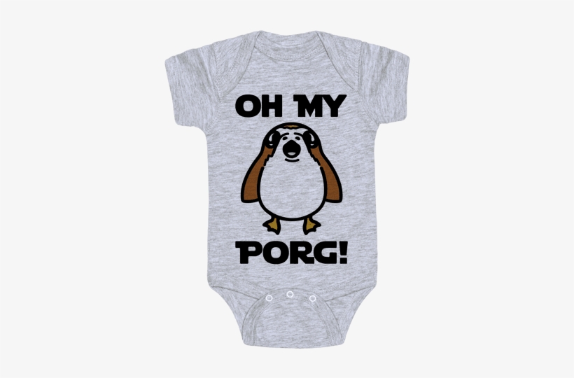 Oh My Porg Parody Baby Onesy - Baby Onesie Sims 4, transparent png download
