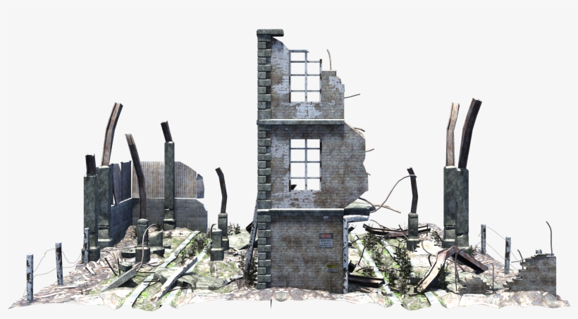Ruined Building Stock Png Pack By Cgartiste - Ruined Png, transparent png download
