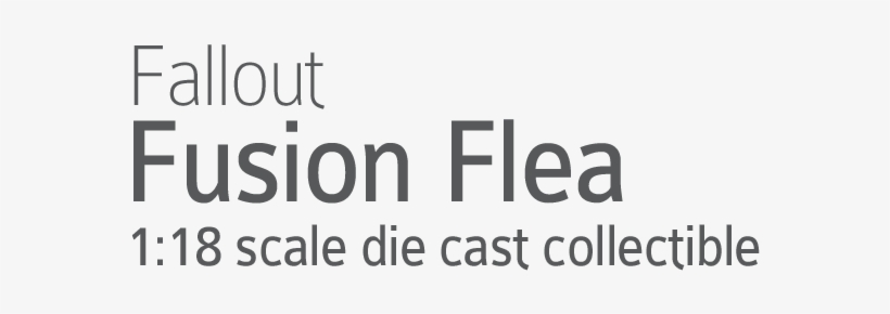 Fallout Fusion Flea Words - Black-and-white, transparent png download