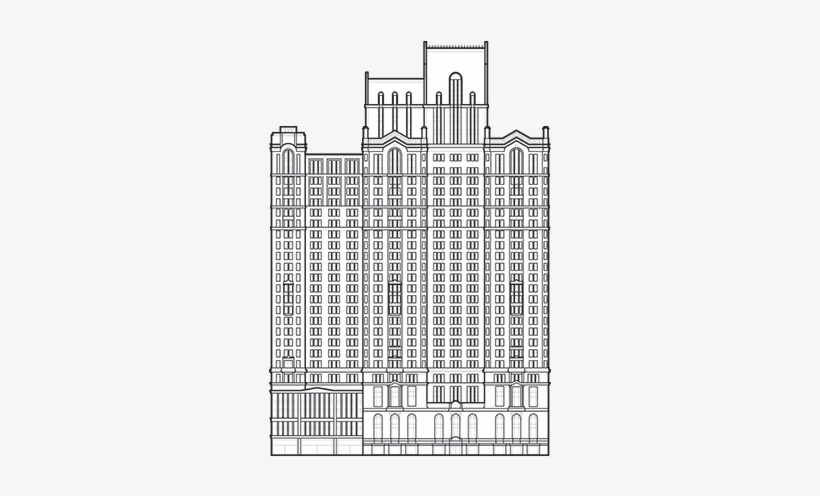 City Investing Building Outline - City Investing Building, transparent png download