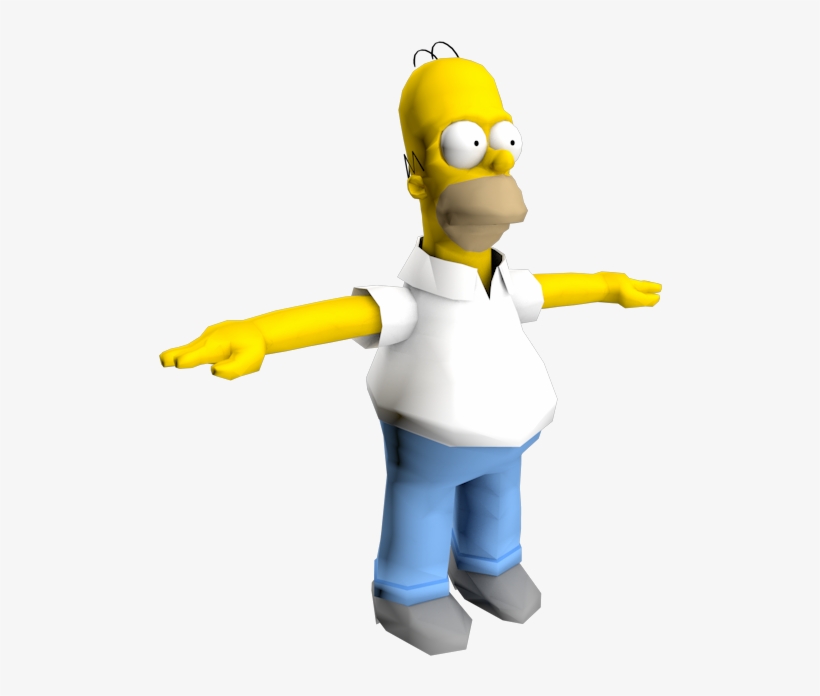 Download Zip Archive - Simpsons Road Rage Homer, transparent png download