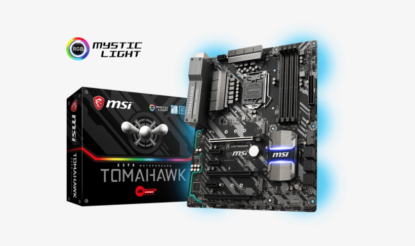 Share - Msi Z370 Tomahawk Motherboard, transparent png download