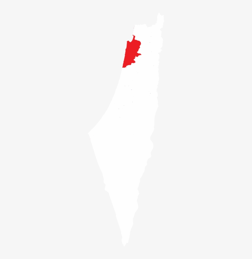 Destroyed Palestinian Villages - Map Of Israel, transparent png download