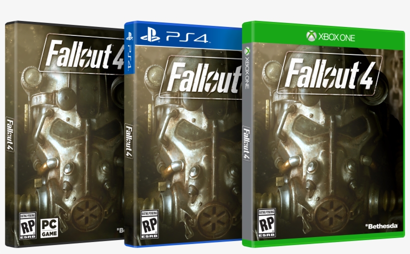 Fallout4 Allplatforms 3d Box-06 - Bethesda Fallout 4 Steelbook Edition Ps4 Game, transparent png download