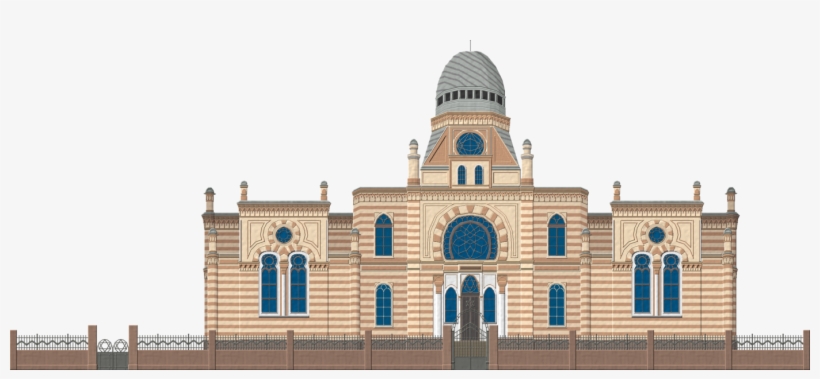 Synagogue Png - Grand Choral Synagogue, transparent png download