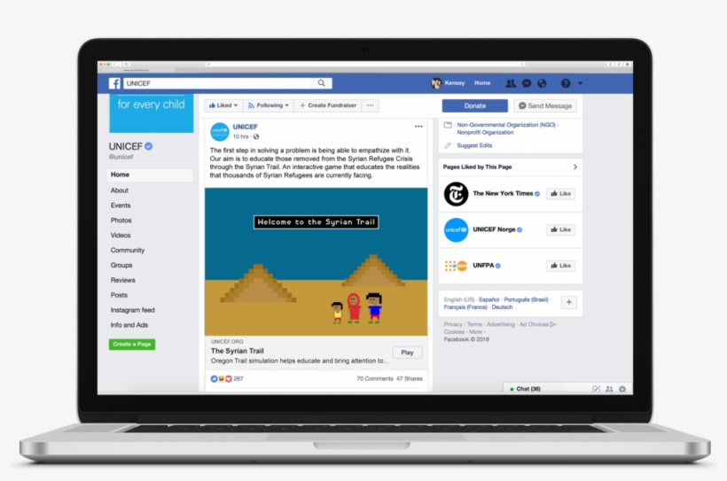 Syrian Trail Facebook Mockup, transparent png download