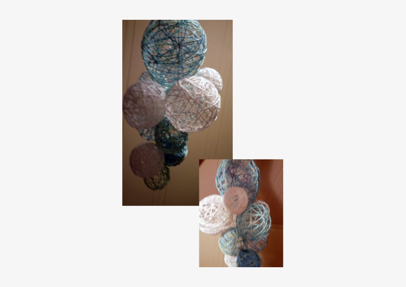 Yarn Ball Ceiling Decoration - Yarn, transparent png download