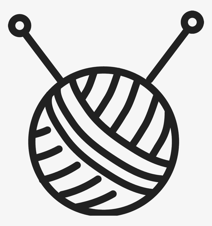 Ball Of Yarn Rubber Stamp - Yarn, transparent png download
